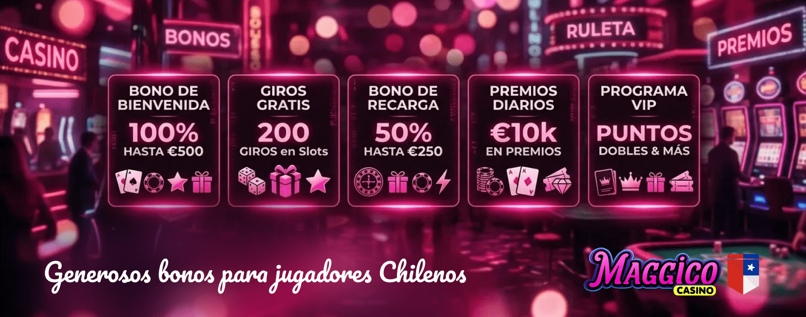 El mejor casino de maggico Chile ofrece generosos bonos
